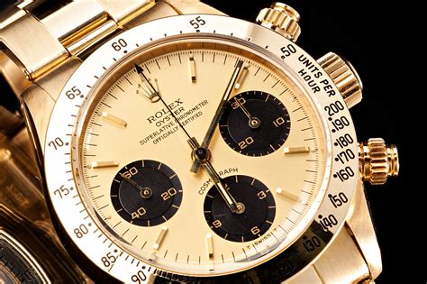 Vintage Gold Rolex Cosmograph Daytona 6265 .